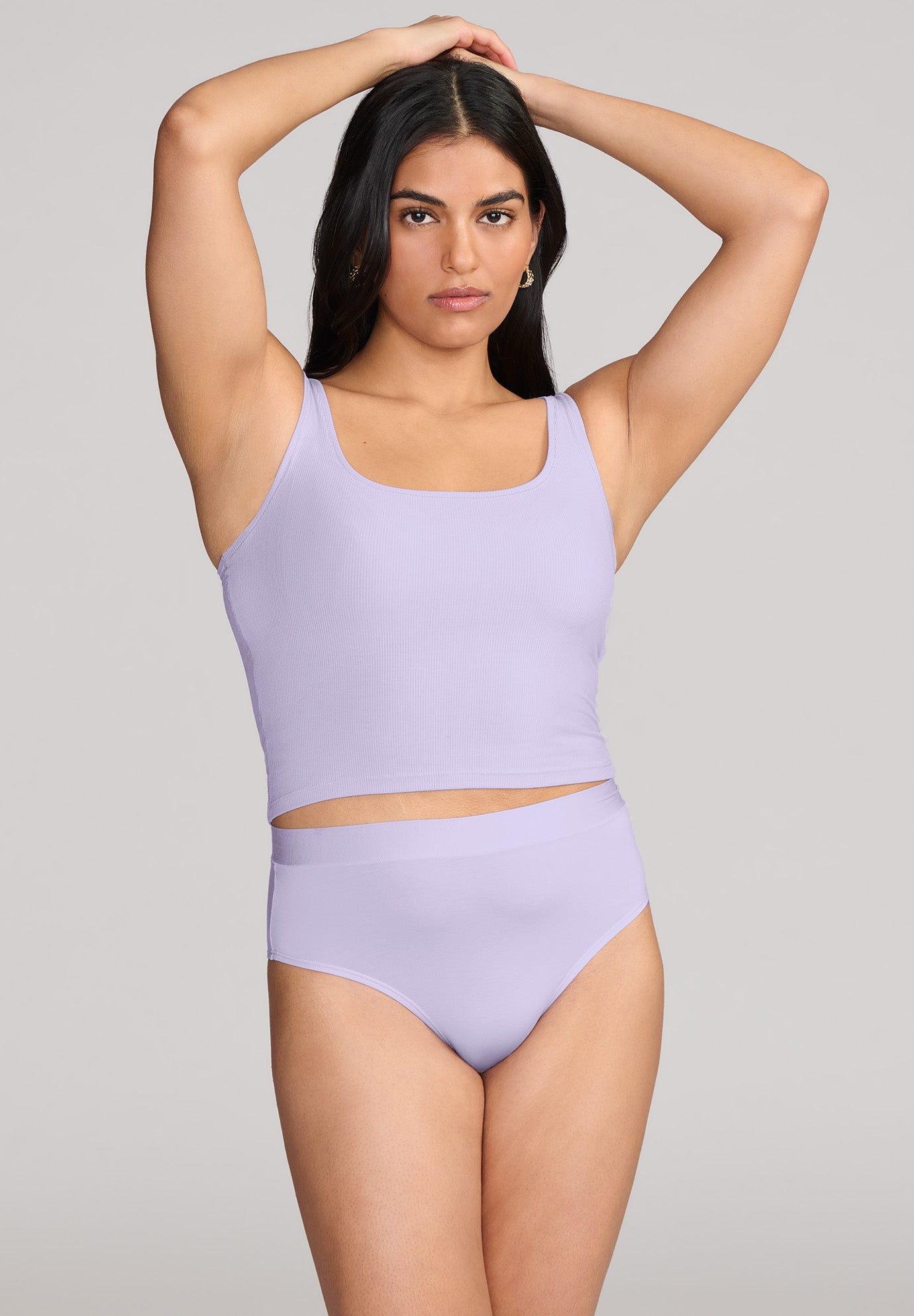 The Square Neck Tank - Modal Silk Rib image number 0