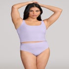 The Square Neck Tank - Modal Silk Rib image number null