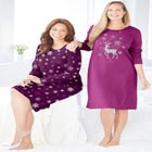 2-Pack Long-Sleeve Sleepshirt image number null