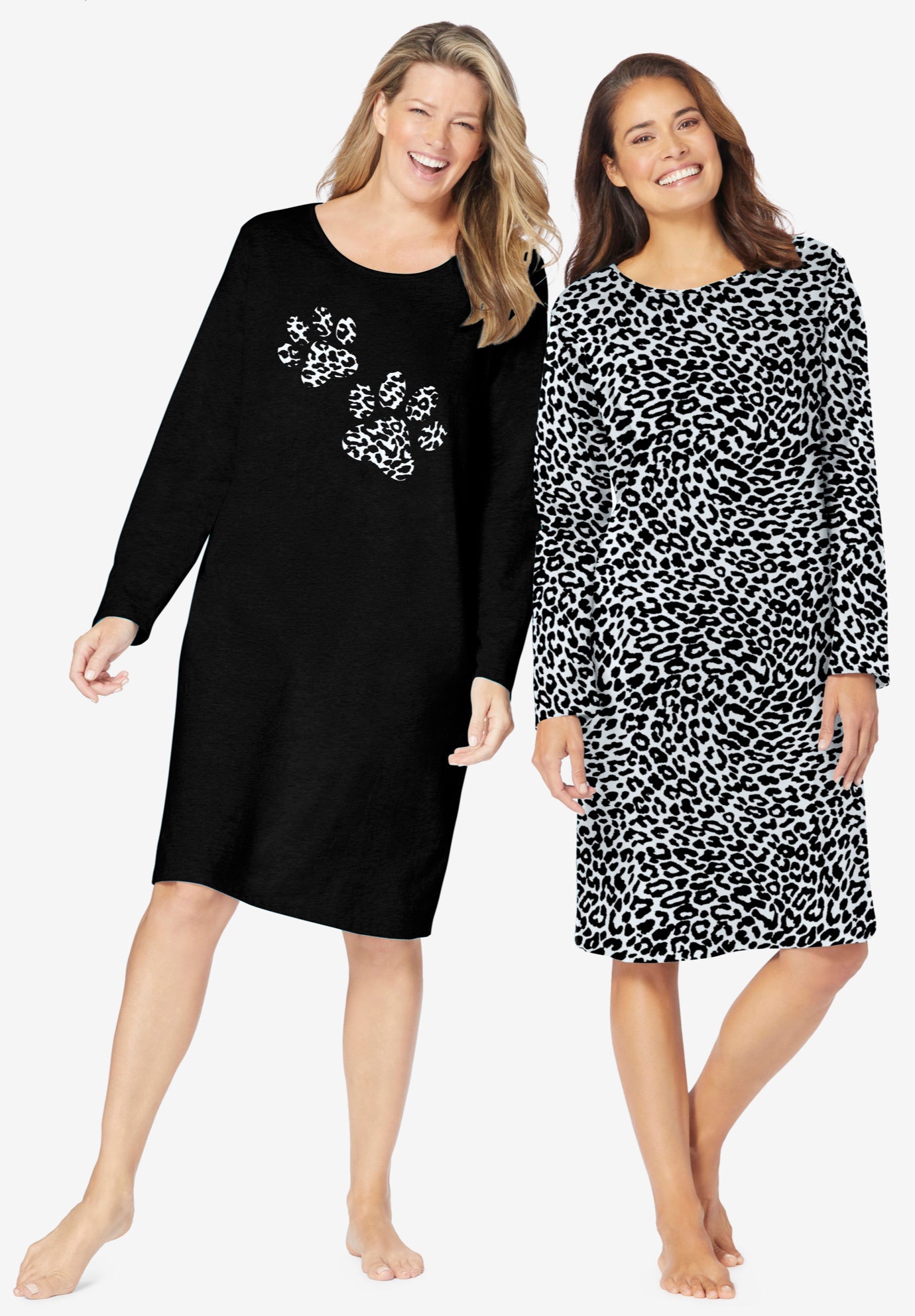 2-Pack Long-Sleeve Sleepshirt image number 0