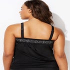 Laser Cut Blouson Tankini Top image number null