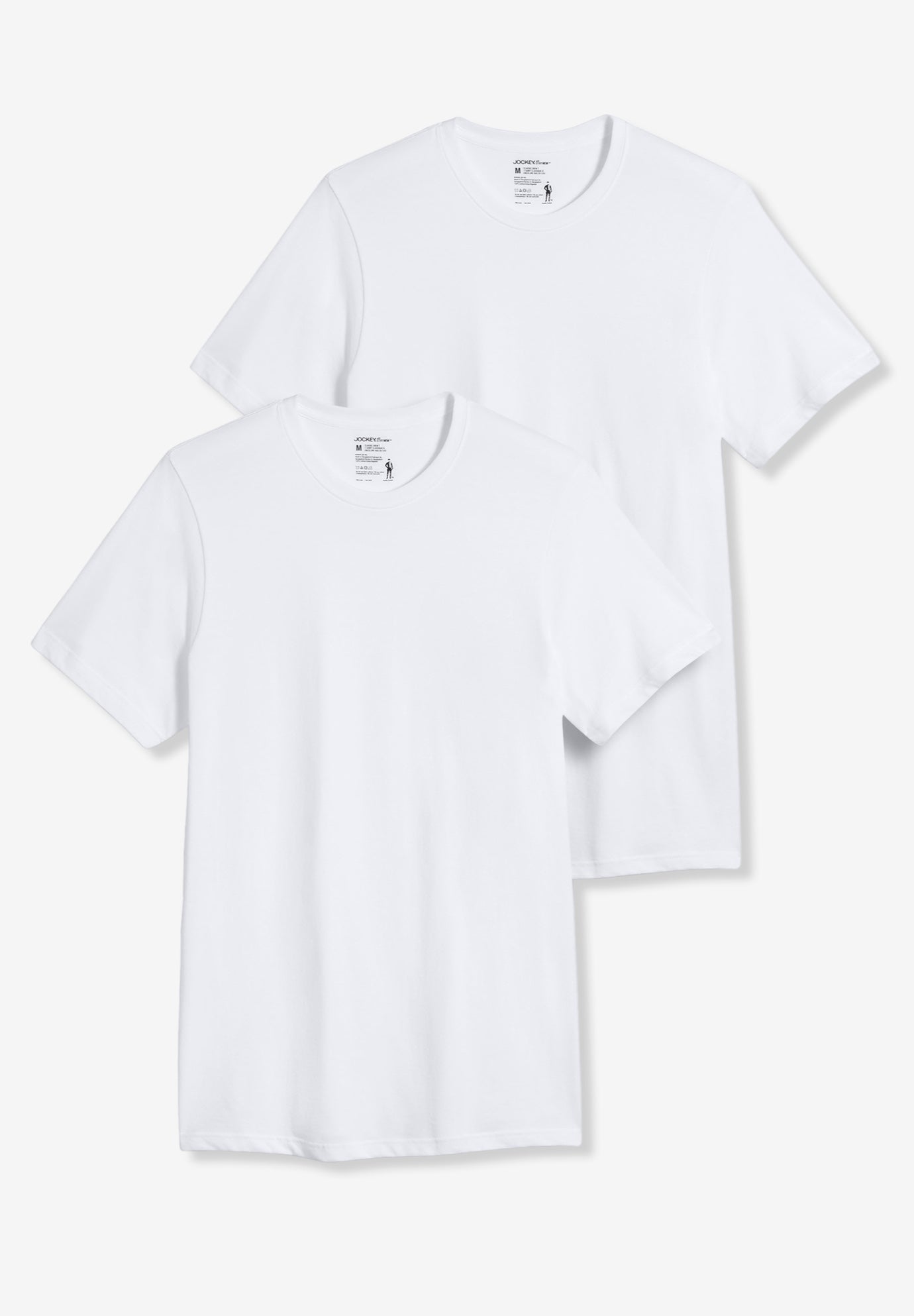 Classic Crewneck Undershirt, 2-Pack image number 0