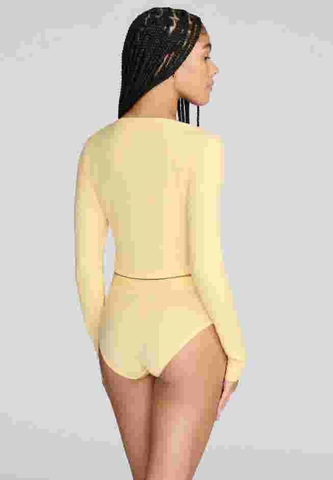 The Cropped Cardigan - Modal Silk Rib image number 2