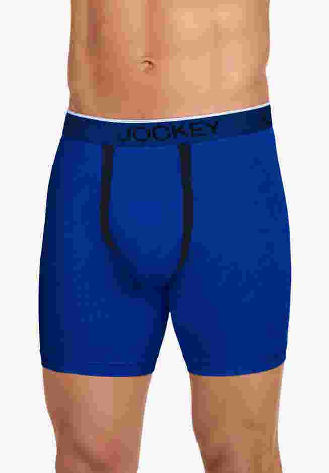Chafe Proof Microfiber Boxer Briefs, 2-Pack image number 2