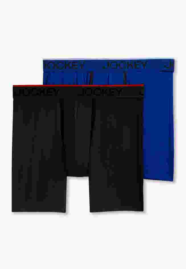 Chafe Proof Microfiber Boxer Briefs, 2-Pack image number 0