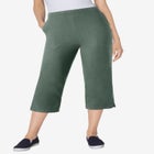Fineline Stretch Denim Pull-On Capri Jeans image number null