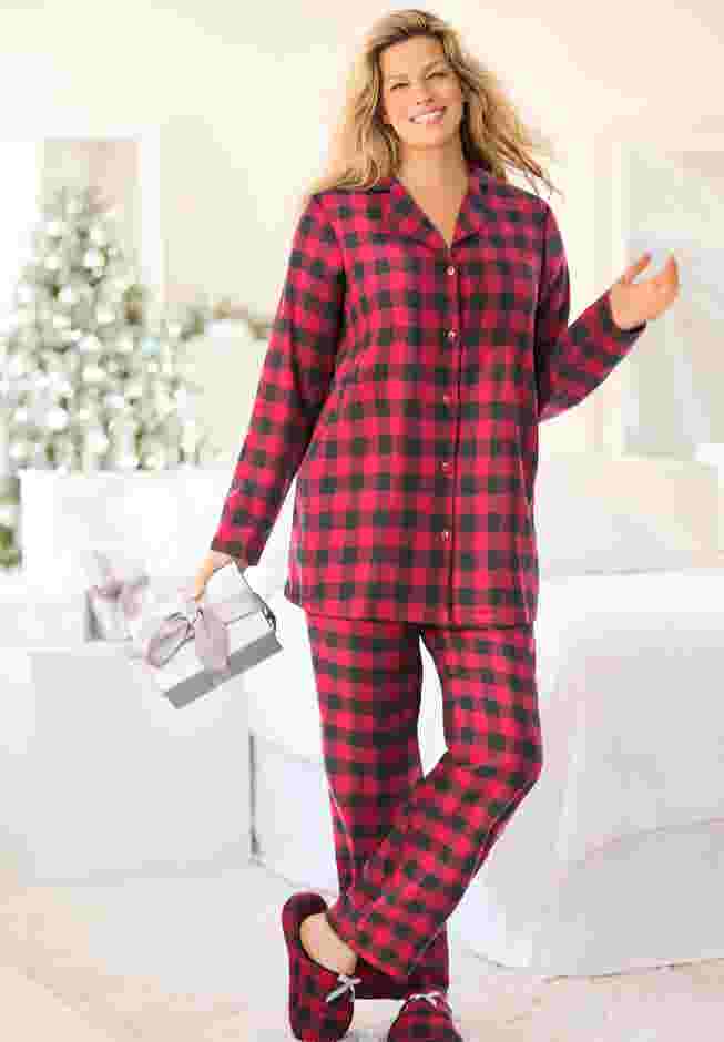 Classic Flannel Pajama Set image number 4