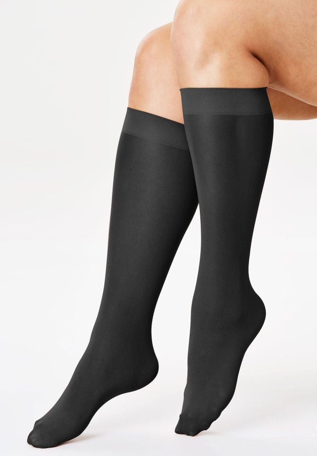 3-Pack Knee-High Support Socks image number 2