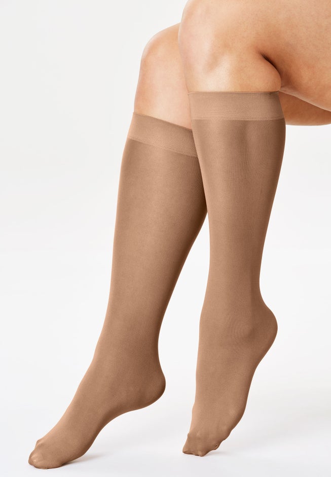 3-Pack Knee-High Support Socks image number 1