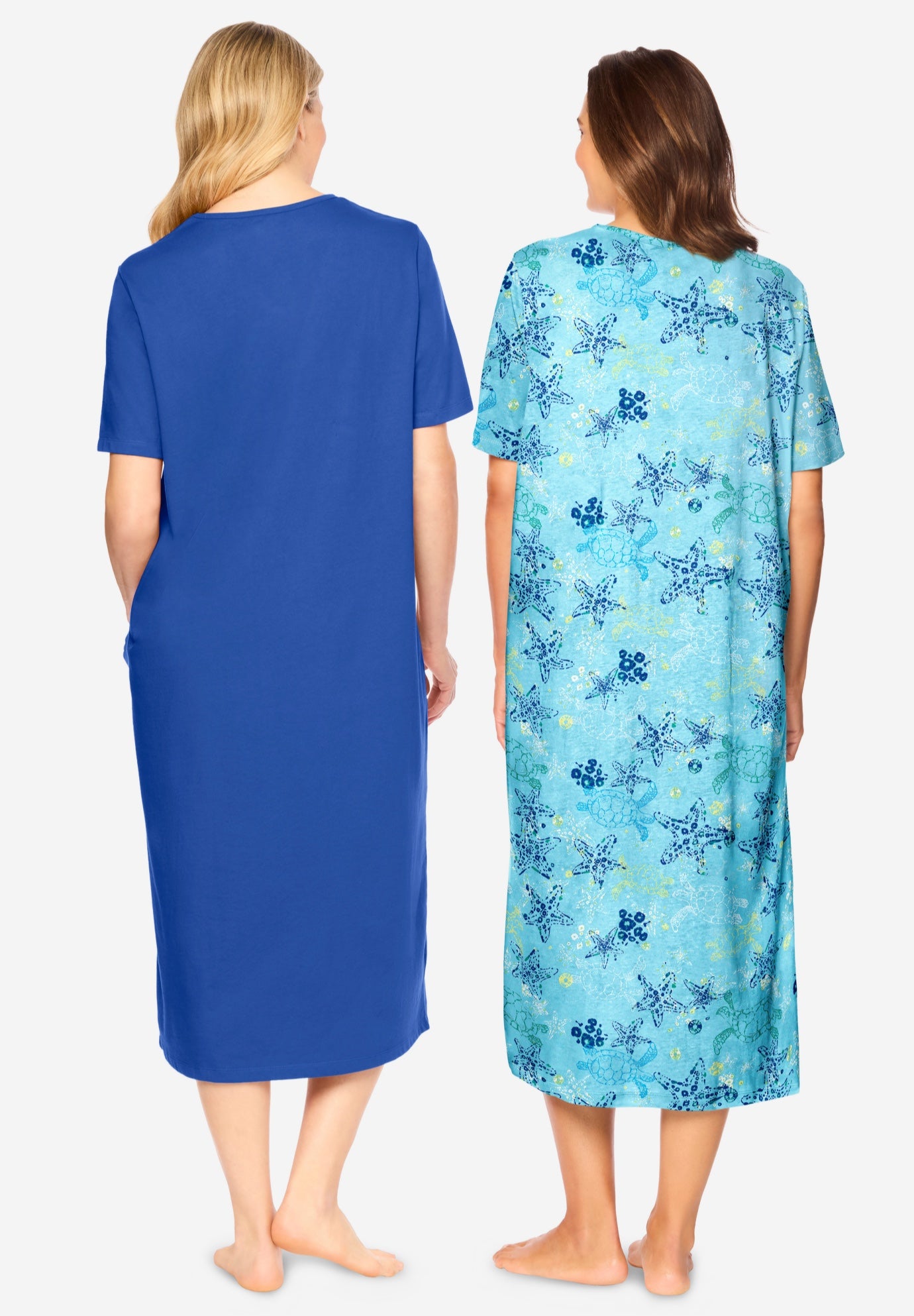 2-Pack Long Sleepshirts image number 1