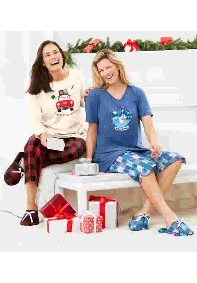 Long Sleeve Knit PJ Set image number 3