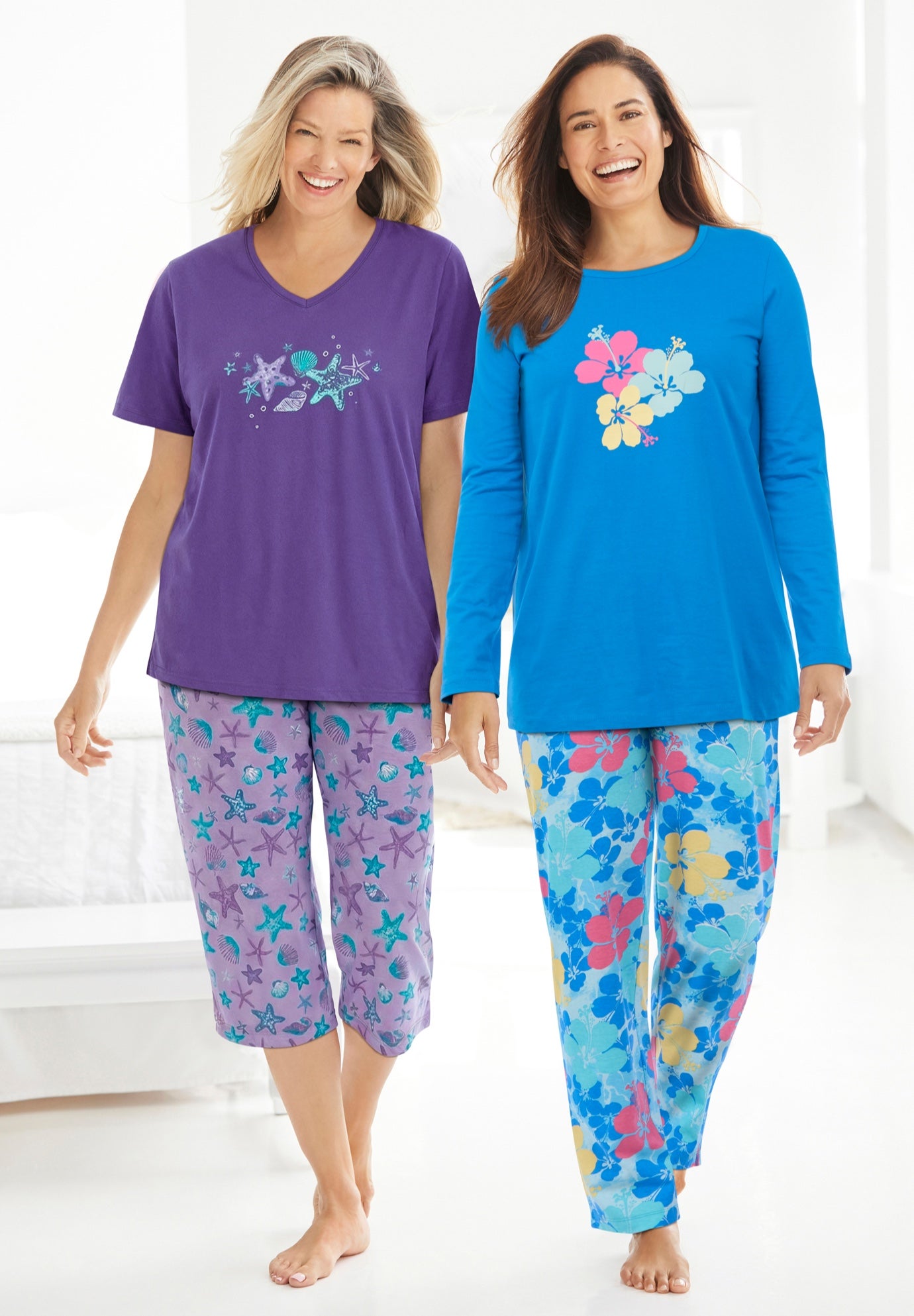 Long Sleeve Knit PJ Set image number 4