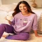 Long Sleeve Knit PJ Set image number null