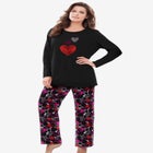 Long Sleeve Knit PJ Set image number null