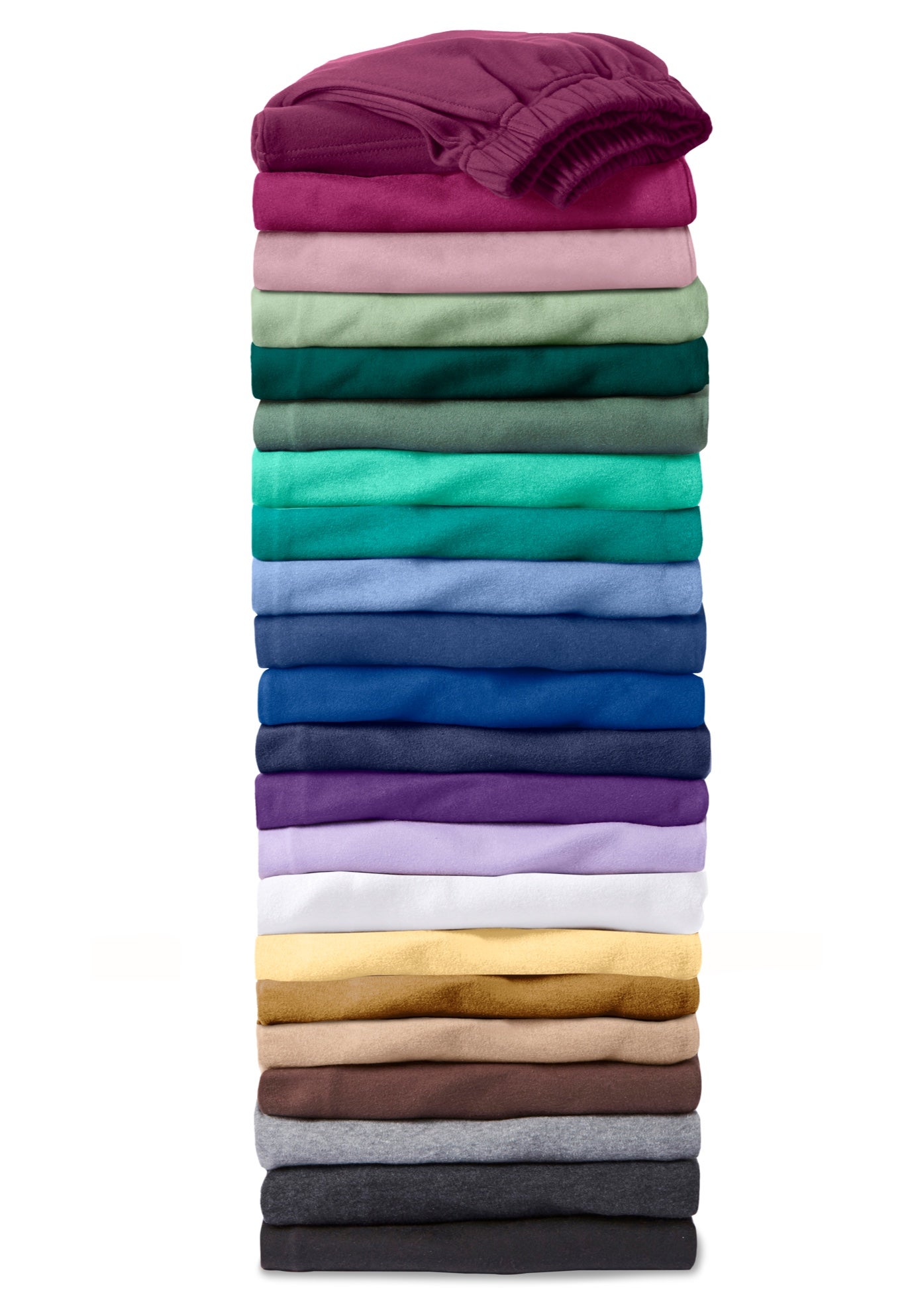 7-Day Straight-Leg Elastic-Waist Stretchy Knit Pant image number 7