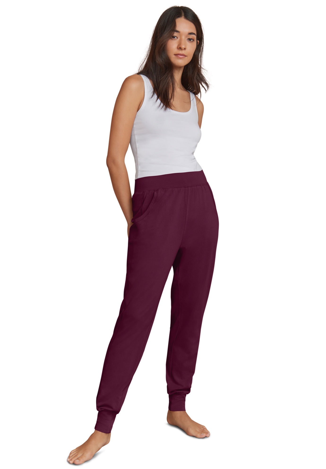 Cotton Spandex Jogger Pull On Pants image number 0