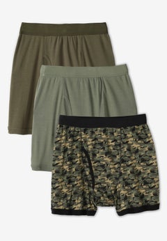 Cotton Boxer Briefs 3-Pack