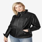 Zip Front Leather Jacket image number null