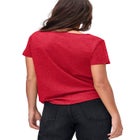 100% Cotton Jersey Slub Scoopneck Short Sleeve Graphic Tee image number 1