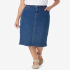 Stretch Denim Five-Pocket Jeans Skirt image number null