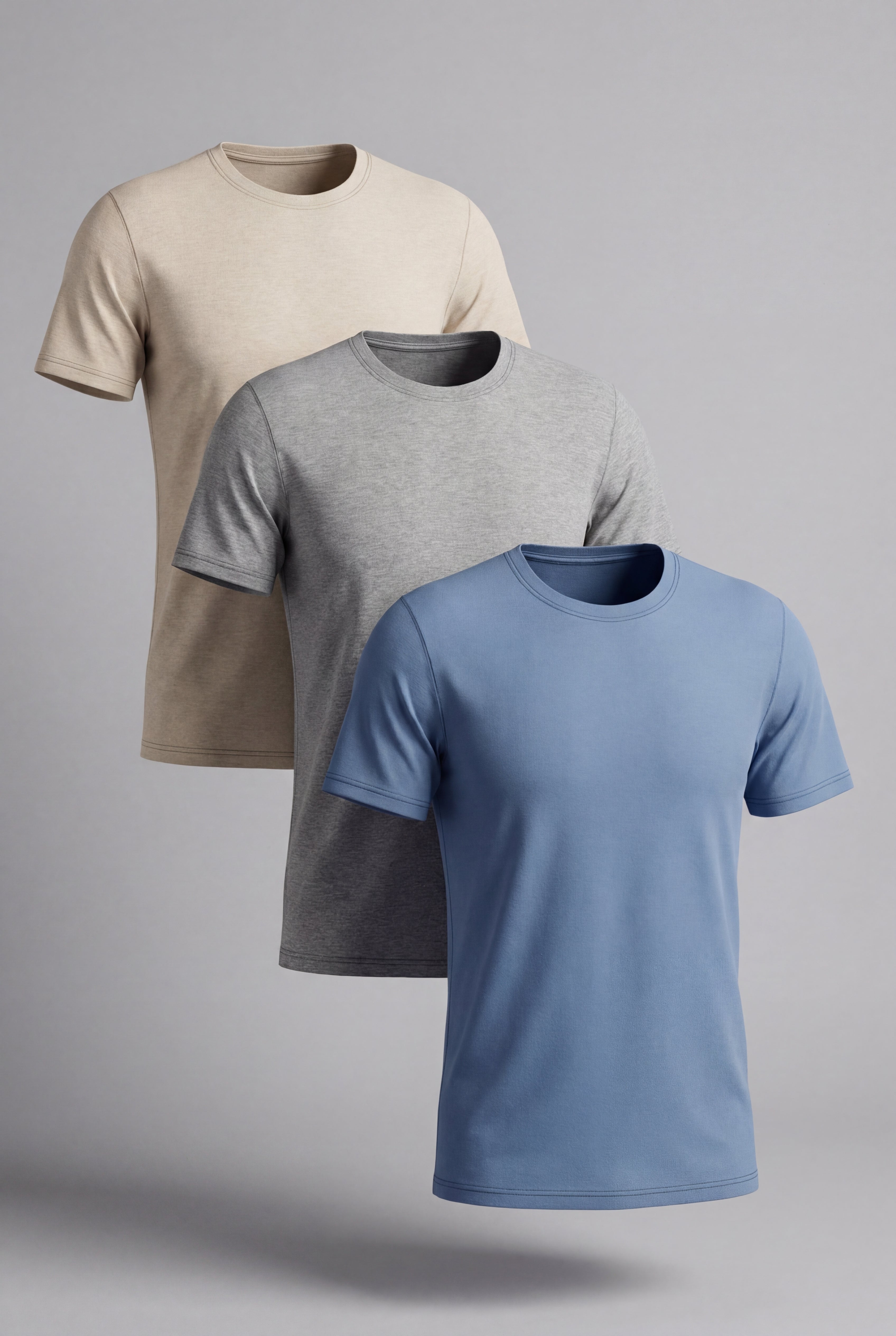 3-Pack Cotton Crewneck Undershirt image number 0