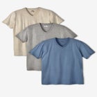Cotton V-Neck Undershirt 3-Pack image number 0