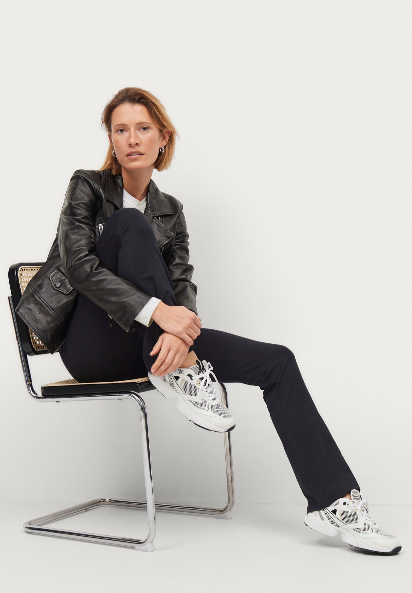 Cotton Spandex Bootcut Leggings image number 2