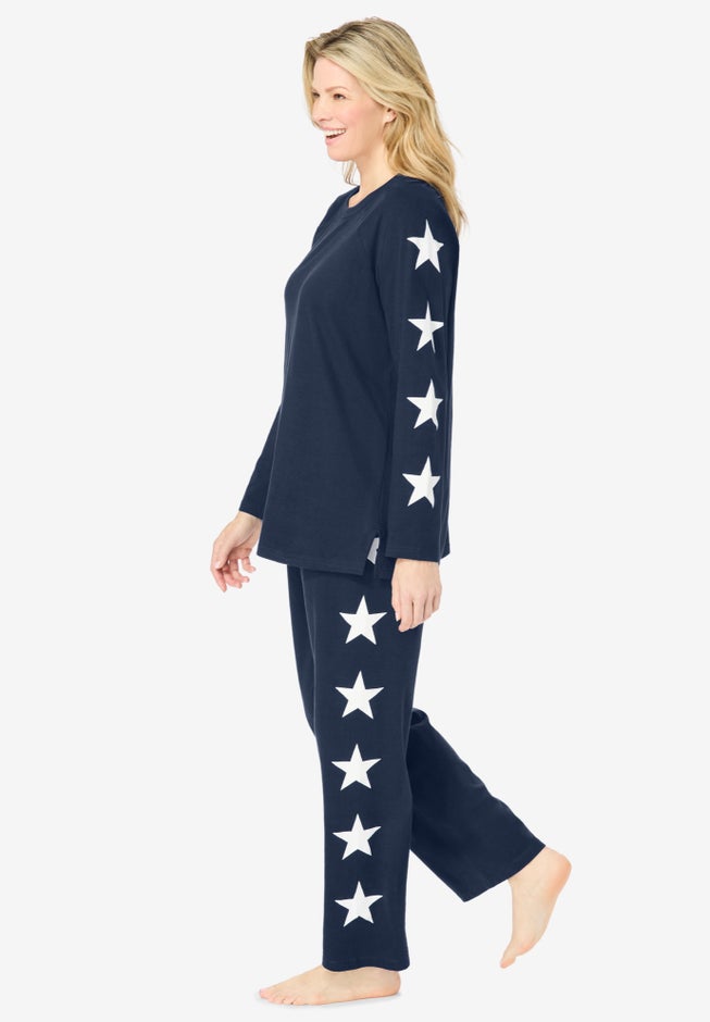 Side Print Pajama Set image number 2