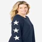 Side Print Pajama Set image number null