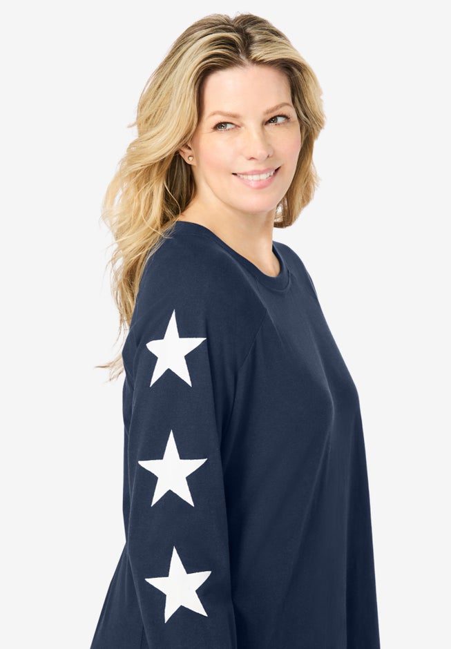 Side Print Pajama Set image number 3