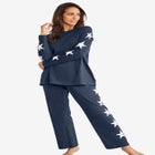 Side Print Pajama Set image number null
