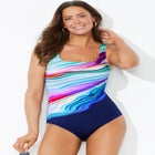 Crossback One Piece Swimsuit image number null