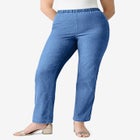 Plus Size Comfort Stretch Straight Leg Jean image number null