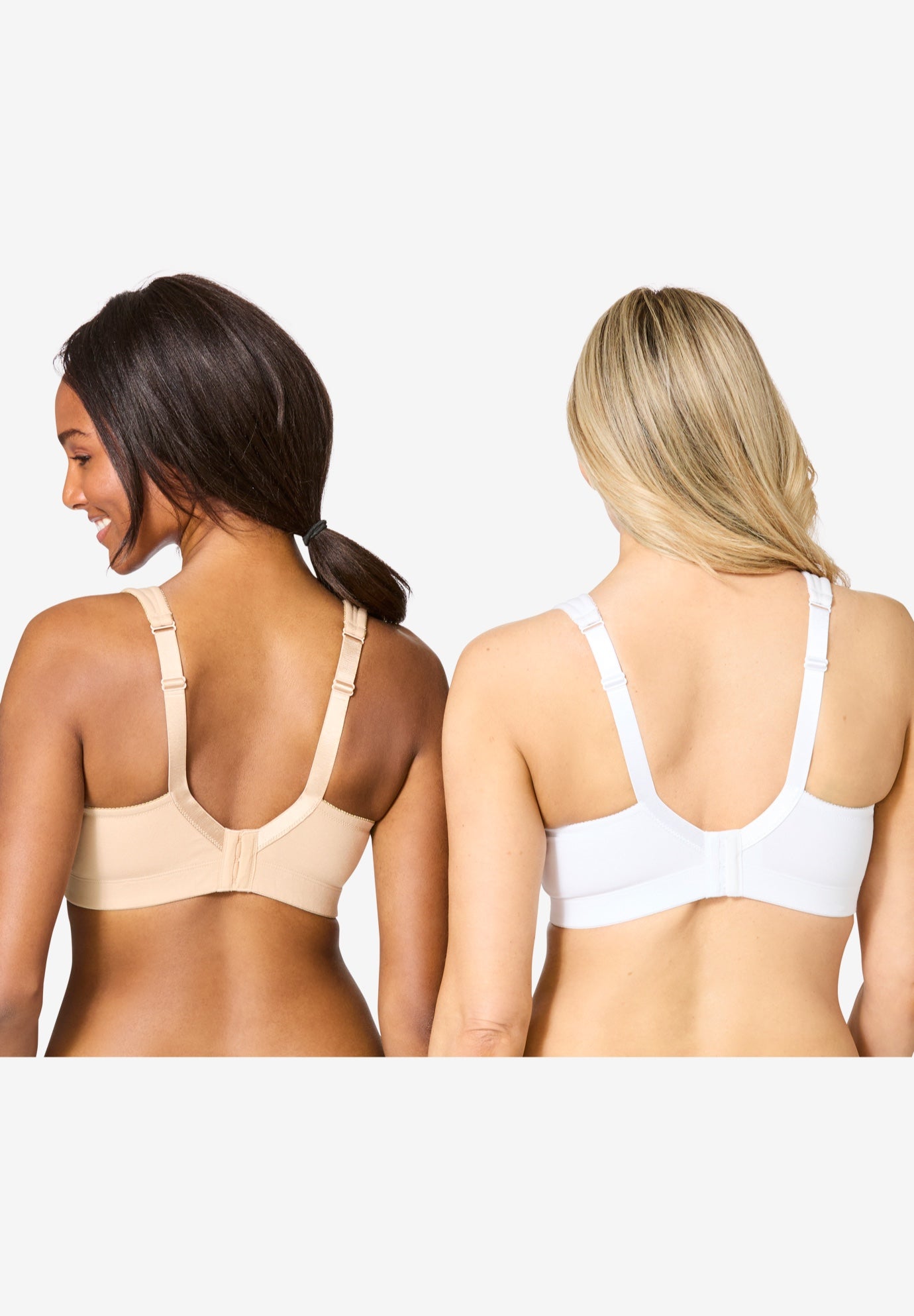 Comfort Choice&reg; 2-Pack Cotton Full Coverage Bra image number 1