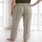 Wide-Leg Sleep Pant with Tassel Drawstring image number 1