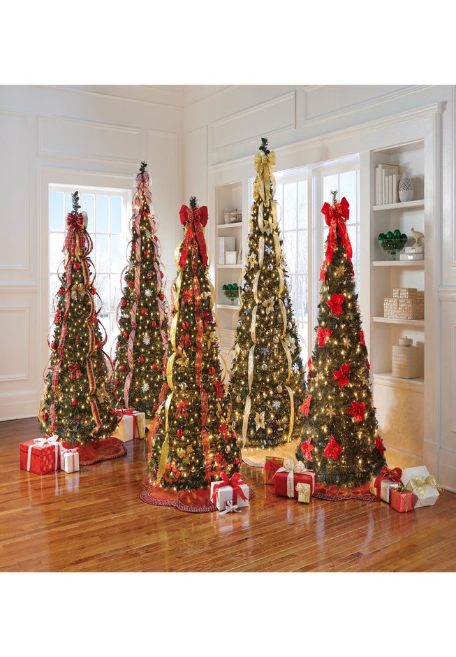 Fully Decorated Pre-Lit 6FT Pop-Up Christmas Tree image number 8
