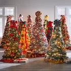 Fully Decorated Pre-Lit 7&frac12;' Pop-Up Christmas Tree image number null