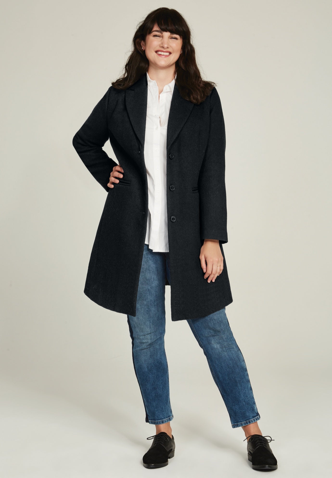 Classic Wool-Blend Coat image number 4