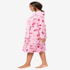 Dreams & Co&reg; Plush Hooded Wrap Robe image number null