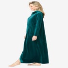 Dreams & Co&reg; Hooded Velour Robe image number null
