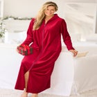 Dreams & Co&reg; Hooded Velour Robe image number null
