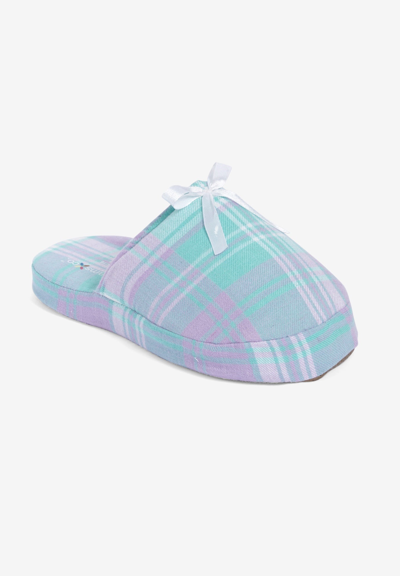 Dreams & Co.&reg; flannel slipper image number 0