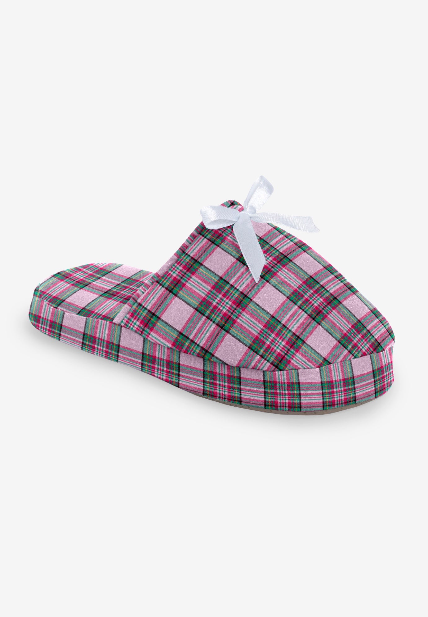 Dreams & Co.&reg; flannel slipper image number 0