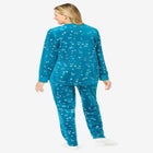 Dreams & Co. &reg; Velour Pajama with FREE Fuzzy Socks image number null