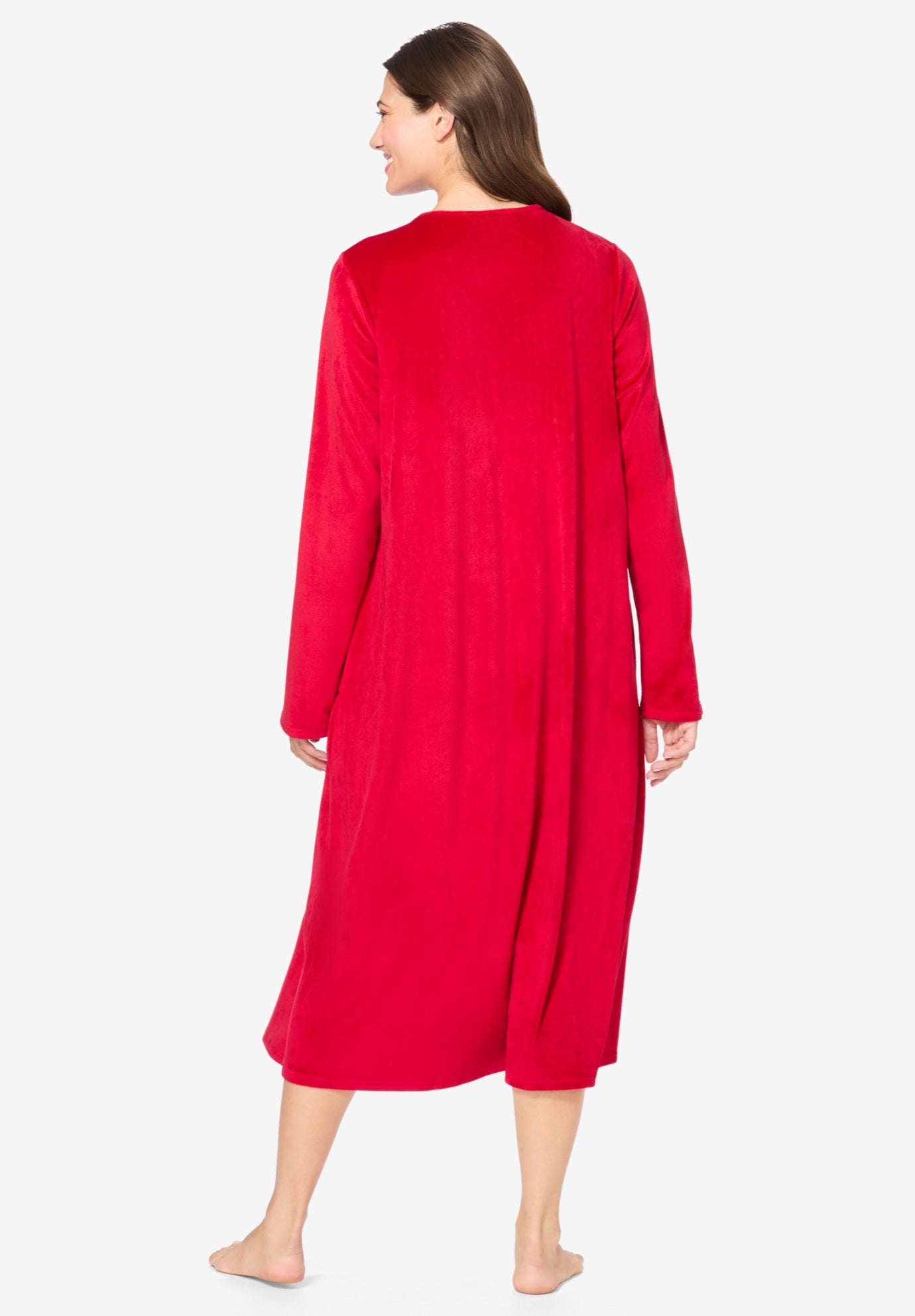 Only Necessities® Velour Gown image number 1