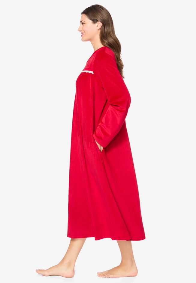 Only Necessities® Velour Gown image number 2