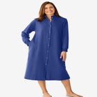 Only Necessities&reg; Fleece Snap-Front Robe image number null