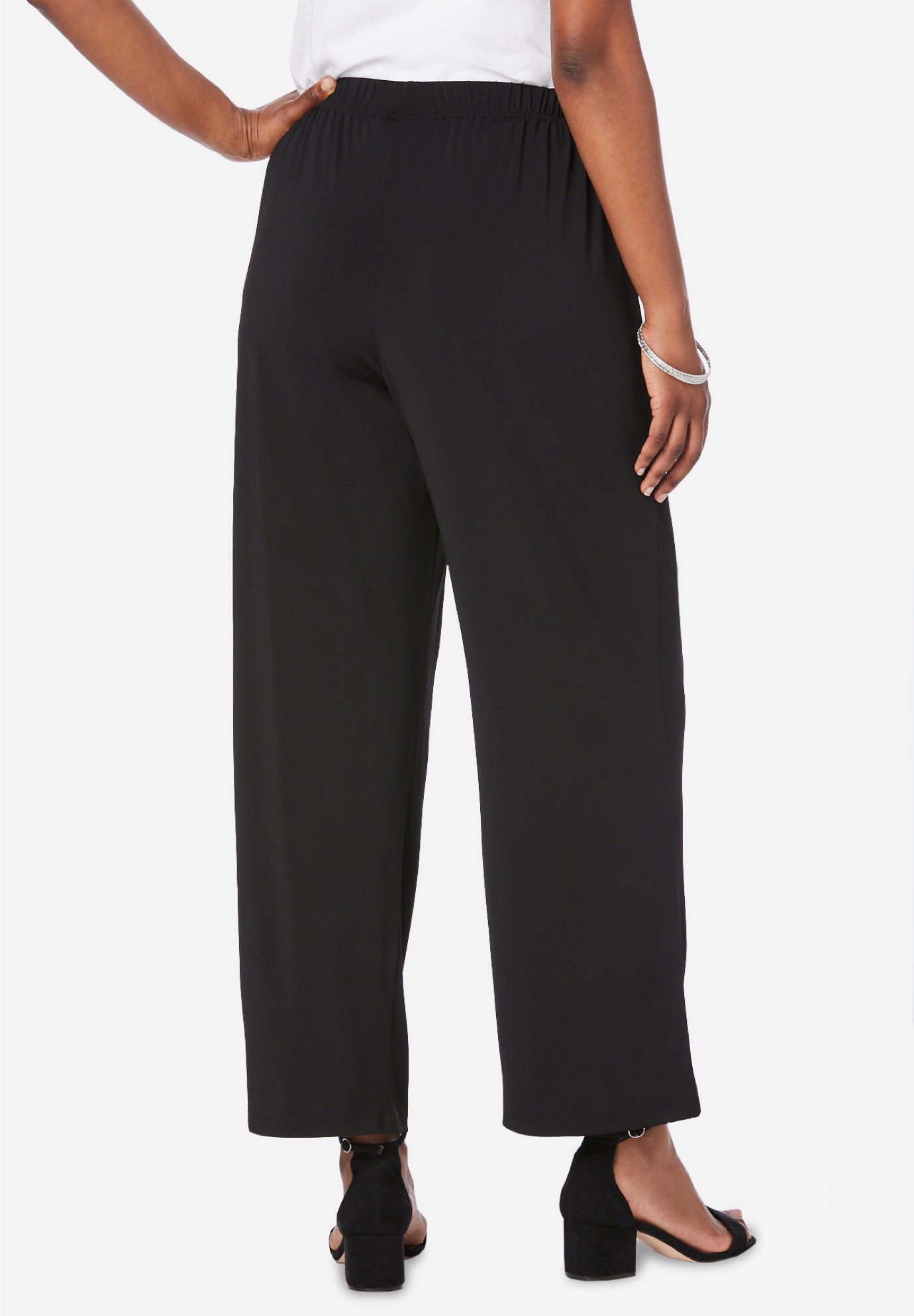 Ultrasmooth&reg; Fabric Wide-Leg Pant image number 1