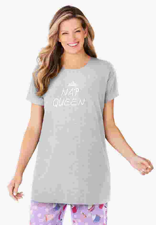 Soft PJ Tunic Tee image number 0