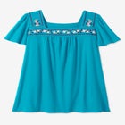 Embroidered Square Neck Tunic image number null